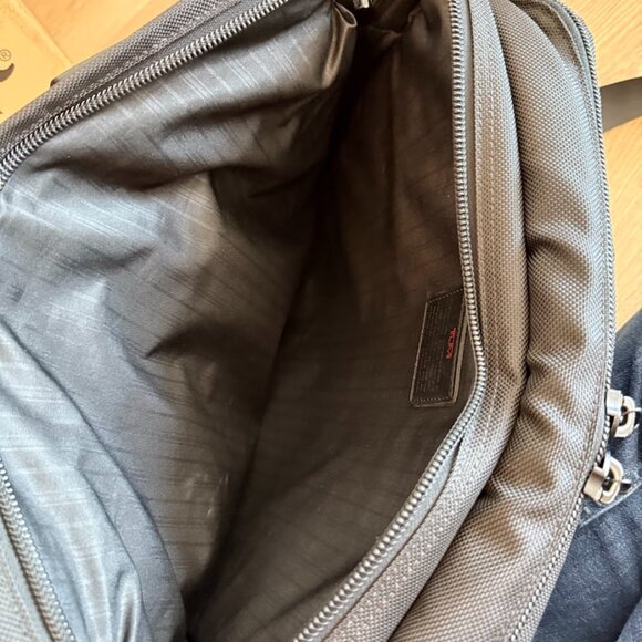 Tumi Alpha Ballistic Briefcase Laptop Computer Bag Expandable Black 26132DH - Picture 9 of 16